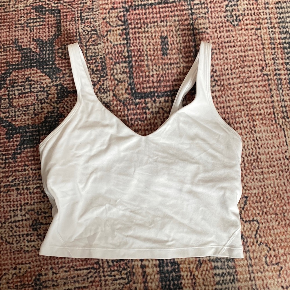 lululemon athletica White Tank Top